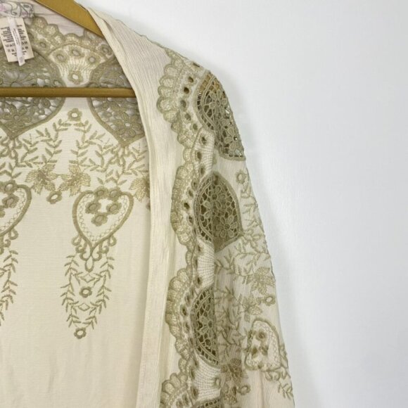 Free People Catania Embroidered Kimono - Picture 4 of 16